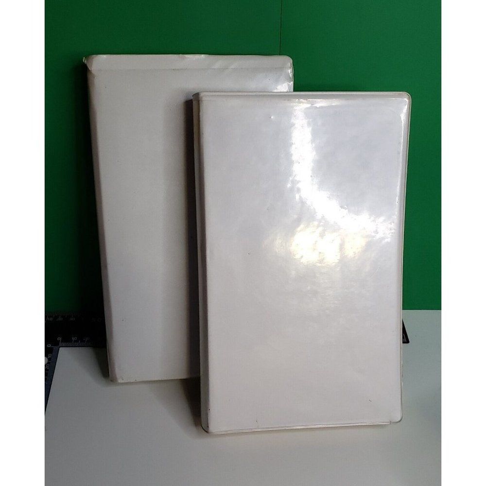 2 x VHS Clamshell Case White Replacement for Disney VHS Tapes Used Vinta…